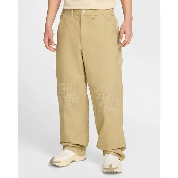 Nike HJ8478-297 Men's Sz 32 Taupe Standard Fit Sashiko Carpenter Pants